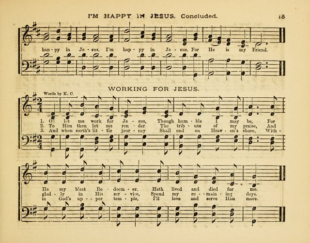 Glad Tidings: a collection of new hymns and music, designed for sabbath schools, anniversary meetings, home circles, &c. page 15