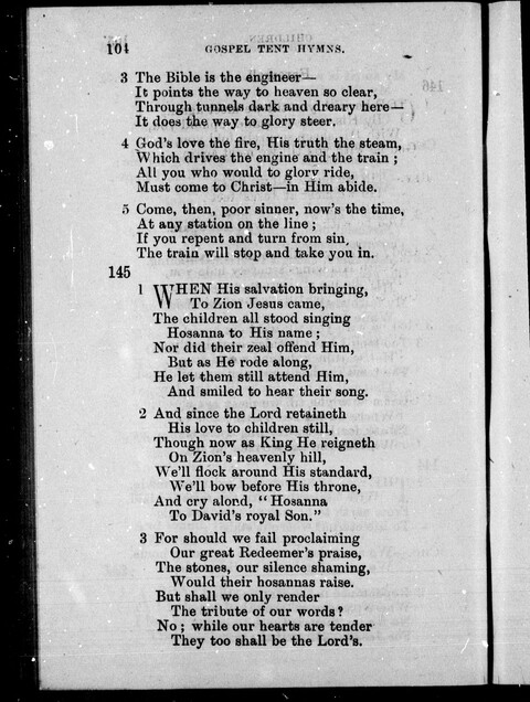 Gospel Tent Hymns page 103