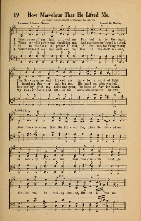 Great Tabernacle Hymns page 19