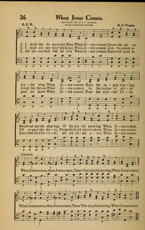 Great Tabernacle Hymns page 36