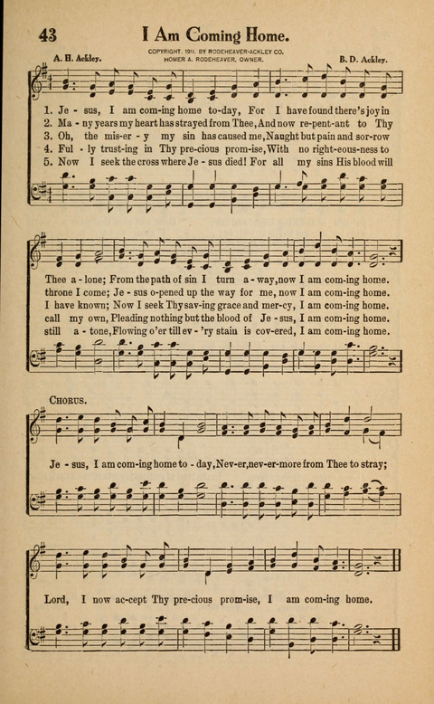 Great Tabernacle Hymns page 43