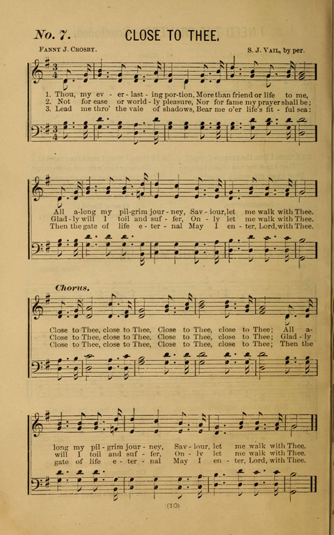 The Gospel Temperance Hymnal and Coronation Songs page 10
