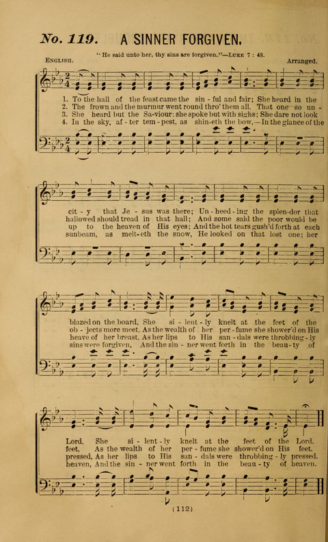 The Gospel Temperance Hymnal and Coronation Songs page 106
