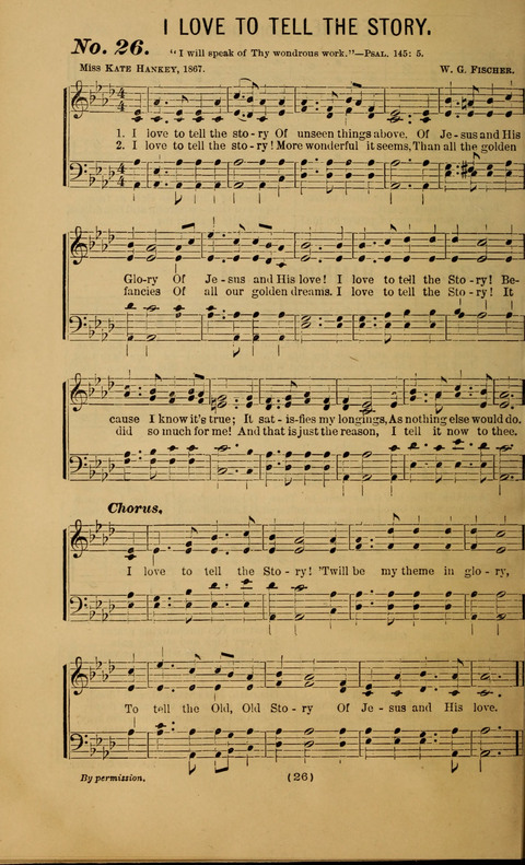 The Gospel Temperance Hymnal and Coronation Songs page 26