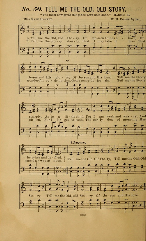 The Gospel Temperance Hymnal and Coronation Songs page 50