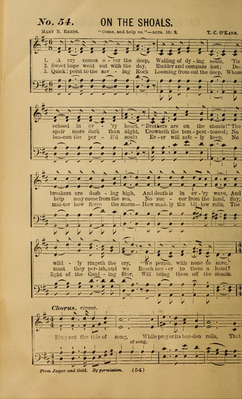 The Gospel Temperance Hymnal and Coronation Songs page 54