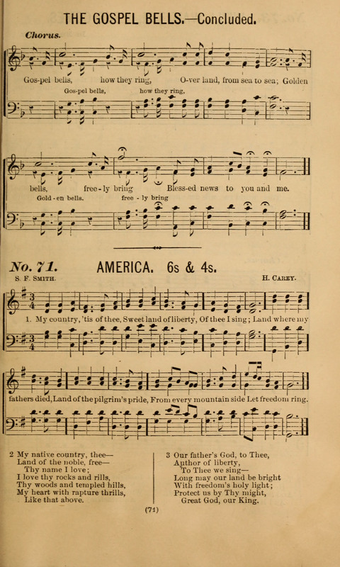 The Gospel Temperance Hymnal and Coronation Songs page 69