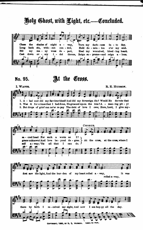 Gospel Tent Songs: Selected by F. H. Jacobs and I. Allan Sankey at the request of the Evangelistic Committee of Greater New York page 85