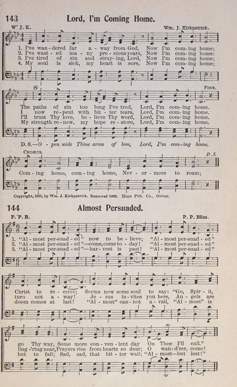 Gospel Truth in Song No. 3 page 149