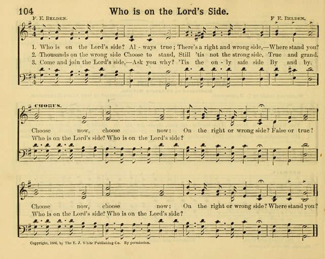 Glorious Things in Sacred Song: for use in Sabbath Schools and Gospel Meetings page 102