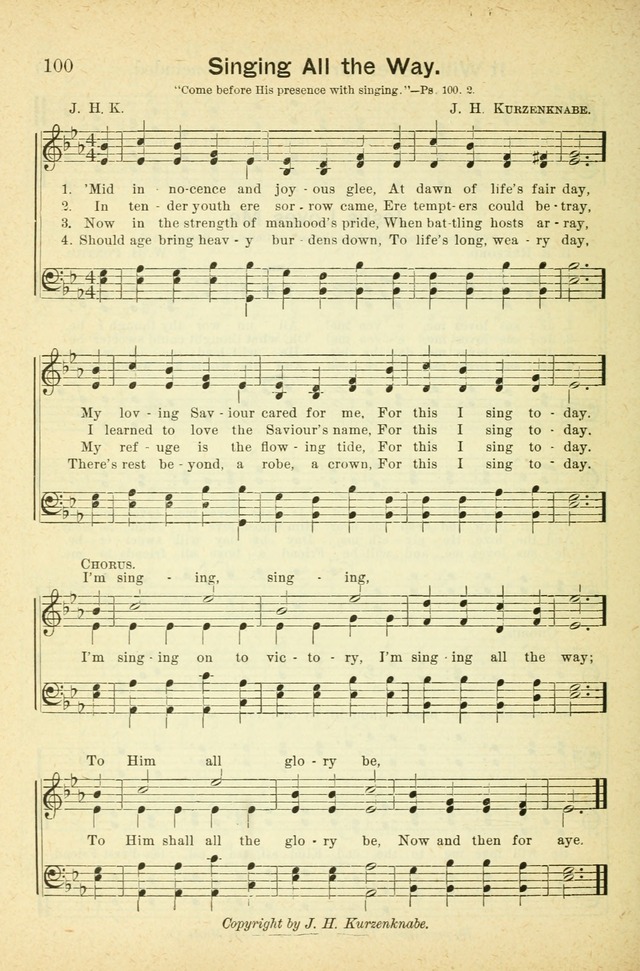 Gospel Trio of Sacred Song: for Gospel Meetings, Christian Associations and Young People