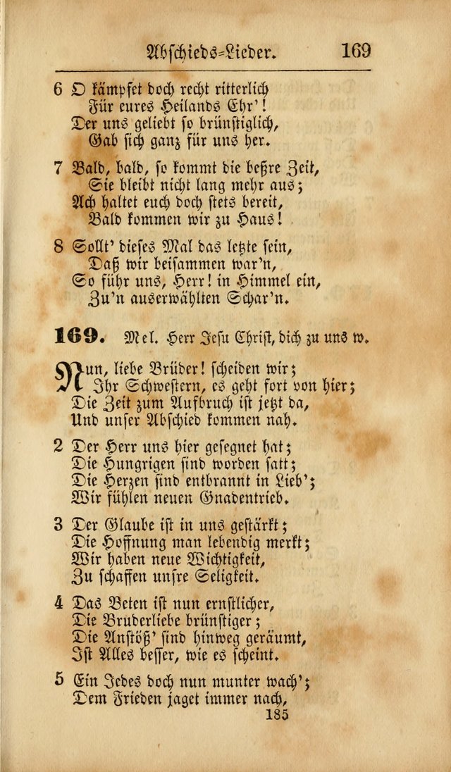 Geistliche viole: oder eine kleine Sammlung Geistreicher Lieder zum Gebrauch der Evangelischen Gemeinschaft und heilsuchender Seelen uberhaupt. page 188