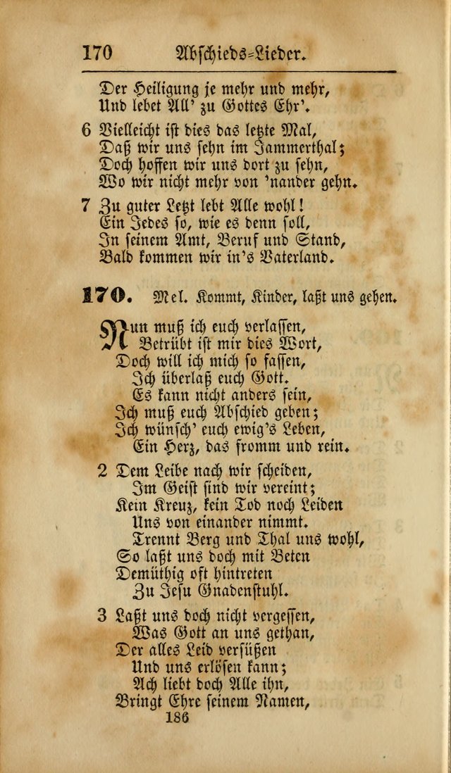 Geistliche viole: oder eine kleine Sammlung Geistreicher Lieder zum Gebrauch der Evangelischen Gemeinschaft und heilsuchender Seelen uberhaupt. page 189