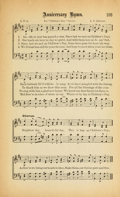 Good Will : A Collection of New Music for Sabbath Schools and Gospel Meetings page 101