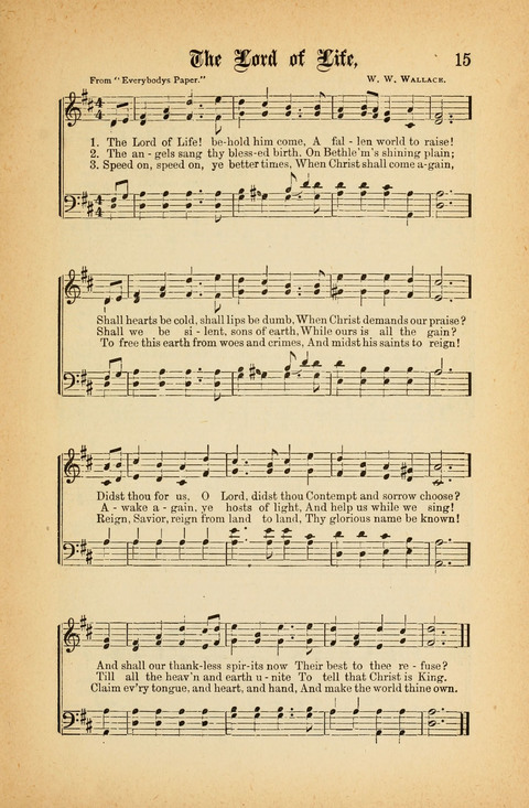 Good Will : A Collection of New Music for Sabbath Schools and Gospel Meetings page 13