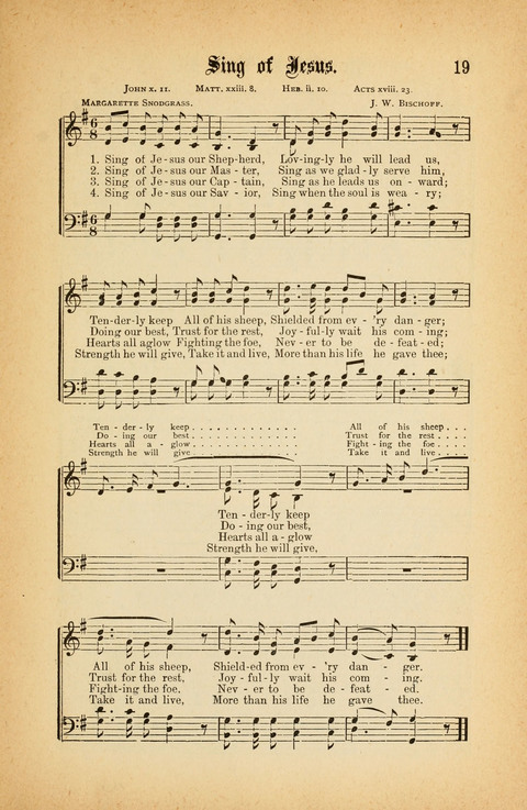 Good Will : A Collection of New Music for Sabbath Schools and Gospel Meetings page 17