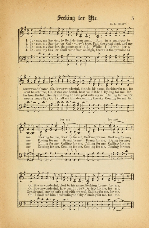 Good Will : A Collection of New Music for Sabbath Schools and Gospel Meetings page 3