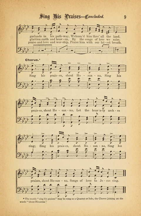 Good Will : A Collection of New Music for Sabbath Schools and Gospel Meetings page 7