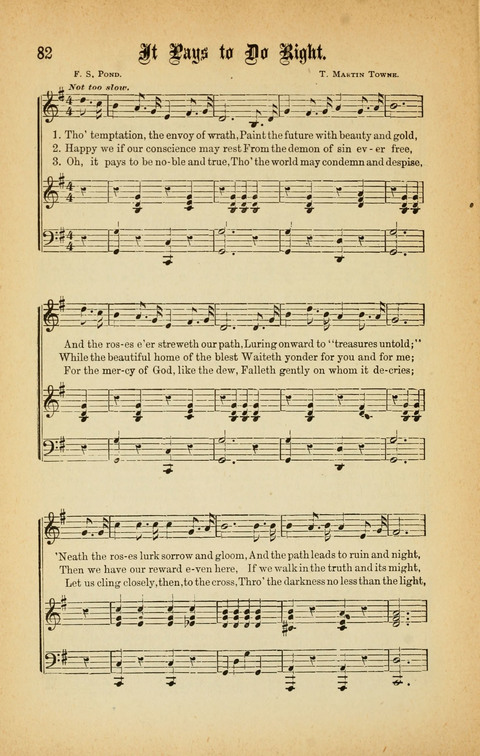 Good Will : A Collection of New Music for Sabbath Schools and Gospel Meetings page 80