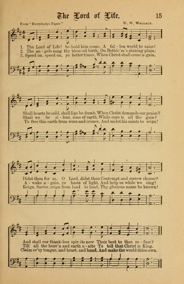 Good Will: A collection of New Music for Sabbath Schools and Gospel Meetings (Enlarged) page 13