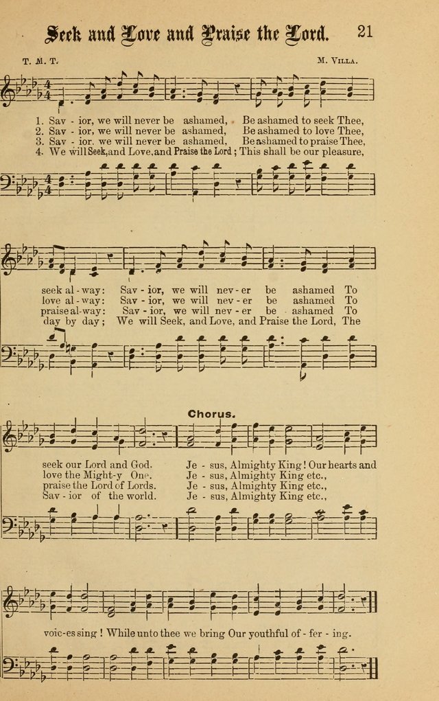 Good Will: A collection of New Music for Sabbath Schools and Gospel Meetings (Enlarged) page 19