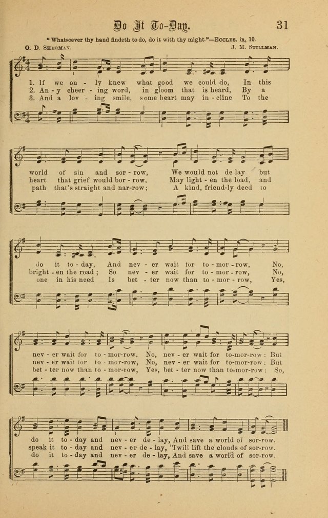 Good Will: A collection of New Music for Sabbath Schools and Gospel Meetings (Enlarged) page 29