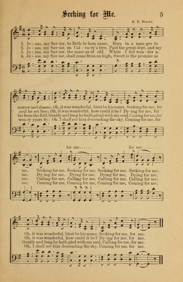 Good Will: A collection of New Music for Sabbath Schools and Gospel Meetings (Enlarged) page 3