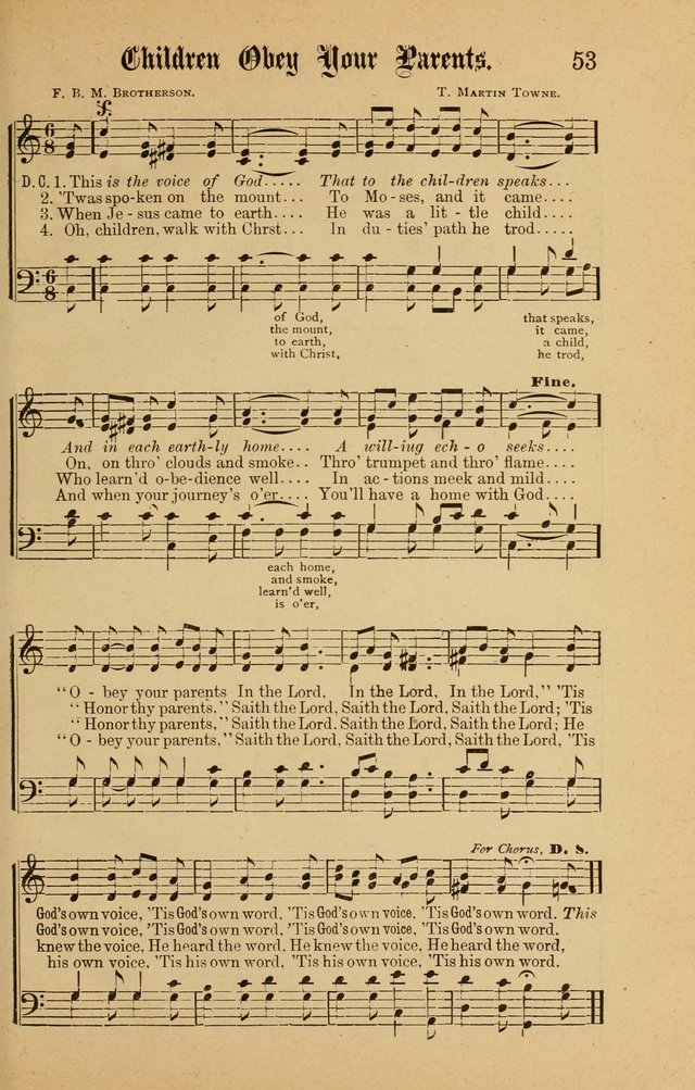 Good Will: A collection of New Music for Sabbath Schools and Gospel Meetings (Enlarged) page 51