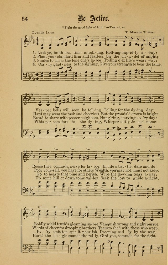 Good Will: A collection of New Music for Sabbath Schools and Gospel Meetings (Enlarged) page 52