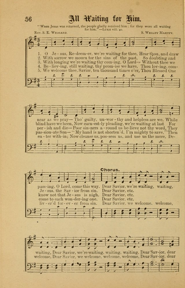 Good Will: A collection of New Music for Sabbath Schools and Gospel Meetings (Enlarged) page 54