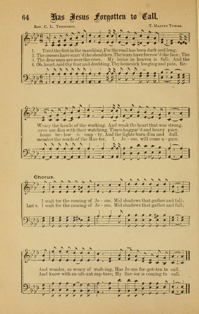 Good Will: A collection of New Music for Sabbath Schools and Gospel Meetings (Enlarged) page 62