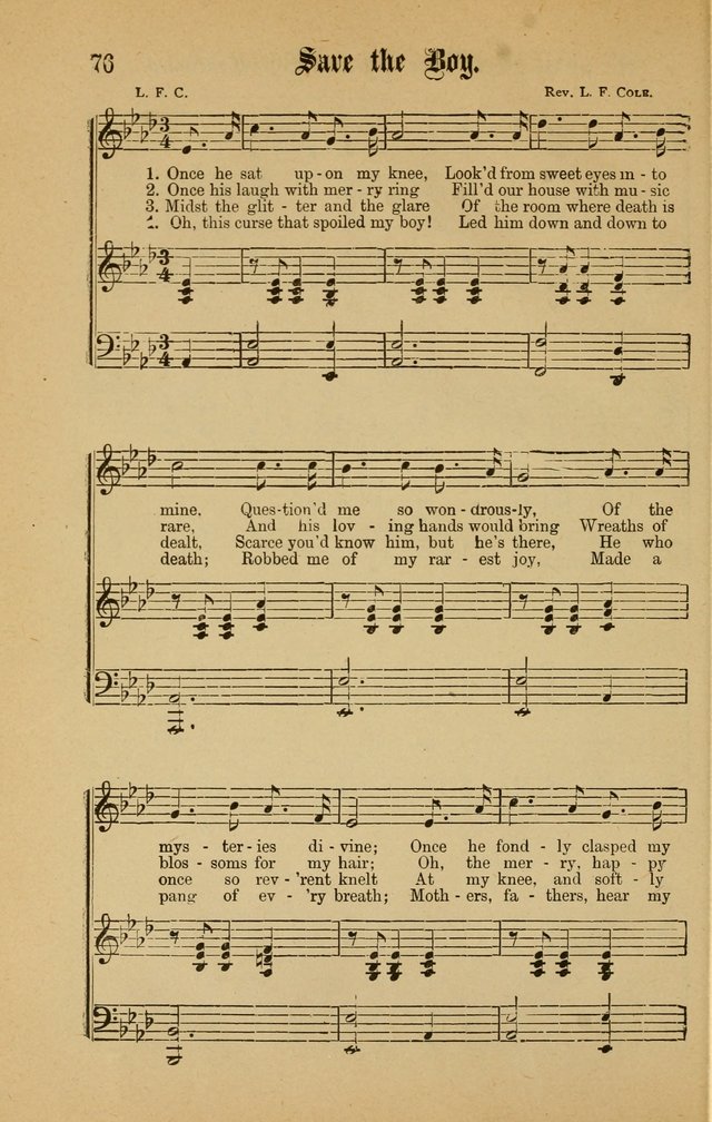Good Will: A collection of New Music for Sabbath Schools and Gospel Meetings (Enlarged) page 74