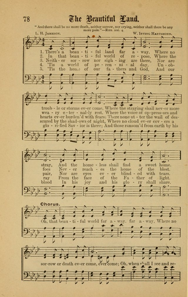 Good Will: A collection of New Music for Sabbath Schools and Gospel Meetings (Enlarged) page 76