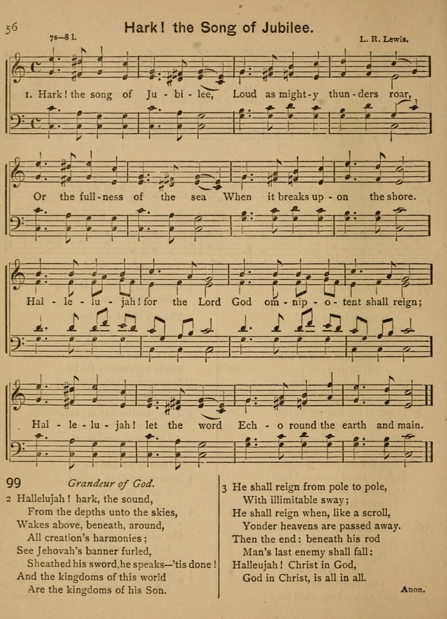 Good-Will Songs: a Compilation of Hymns and Tunes page 57