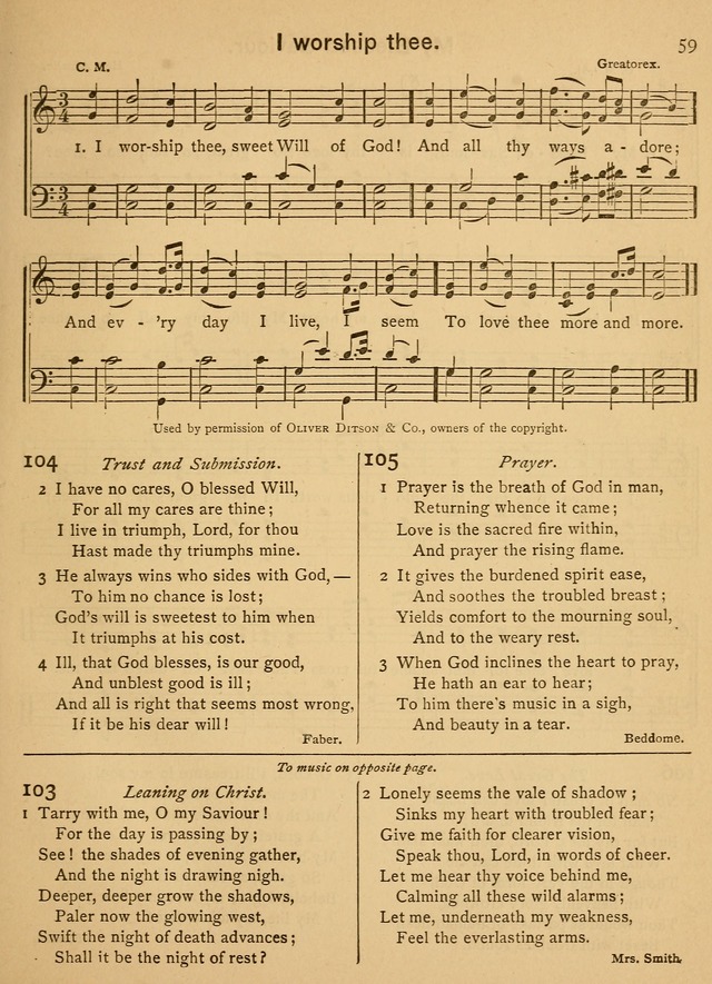 Good-Will Songs: a Compilation of Hymns and Tunes page 60