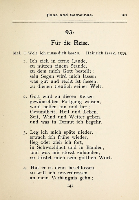 Gesangbuch der Zionsgemeinde zu Baltimore page 141