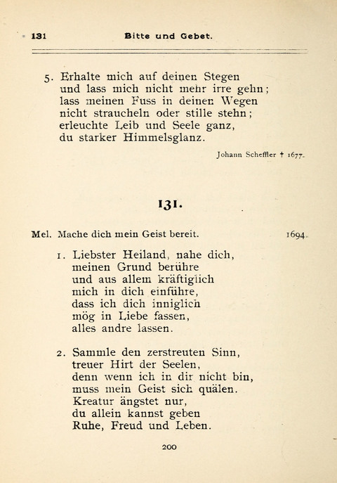 Gesangbuch der Zionsgemeinde zu Baltimore page 200