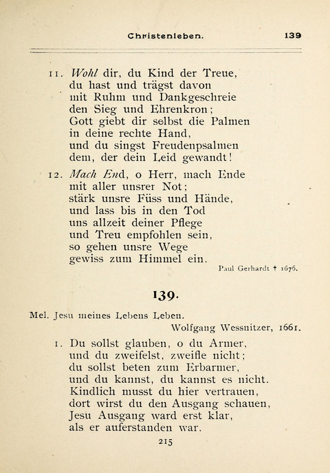 Gesangbuch der Zionsgemeinde zu Baltimore page 215