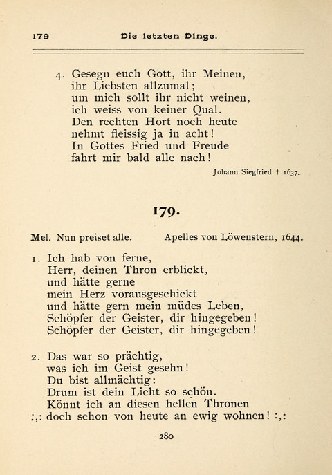 Gesangbuch der Zionsgemeinde zu Baltimore page 280