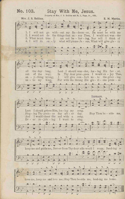 The Gospel in Song No. 2: the church, Sunday-school, the revival, young people