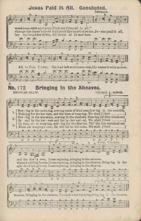 The Gospel in Song No. 2: the church, Sunday-school, the revival, young people