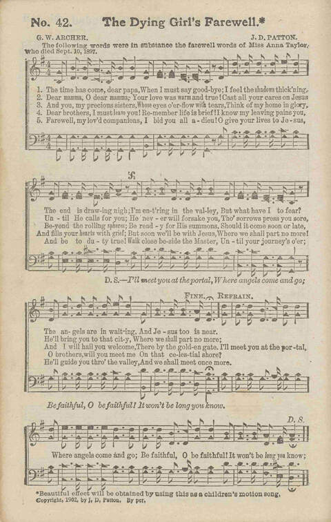 The Gospel in Song No. 2: the church, Sunday-school, the revival, young people