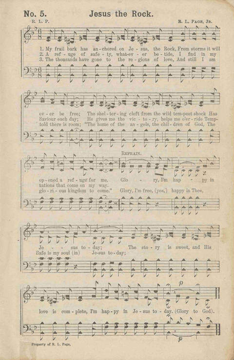 The Gospel in Song No. 2: the church, Sunday-school, the revival, young people