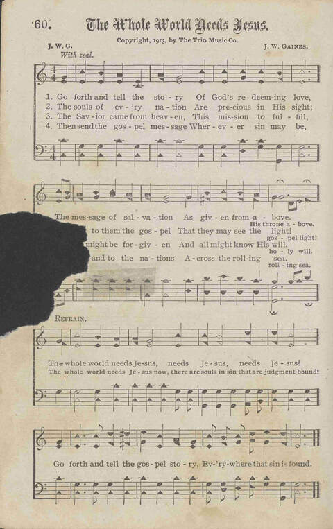 The Gospel in Song No. 2: the church, Sunday-school, the revival, young people