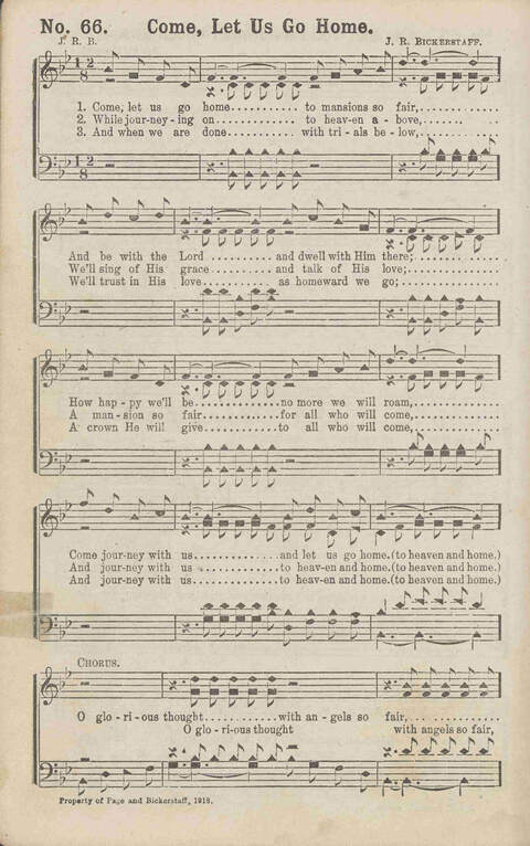 The Gospel in Song No. 2: the church, Sunday-school, the revival, young people