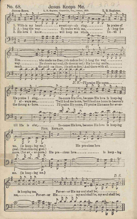 The Gospel in Song No. 2: the church, Sunday-school, the revival, young people