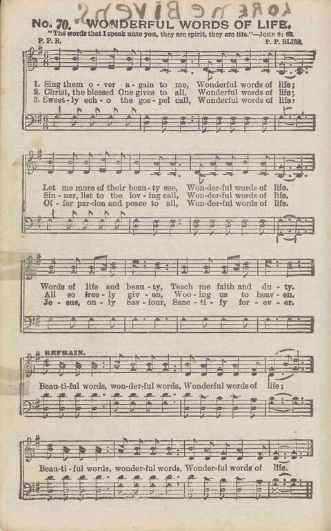 The Gospel in Song No. 2: the church, Sunday-school, the revival, young people