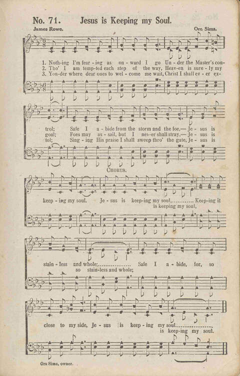 The Gospel in Song No. 2: the church, Sunday-school, the revival, young people