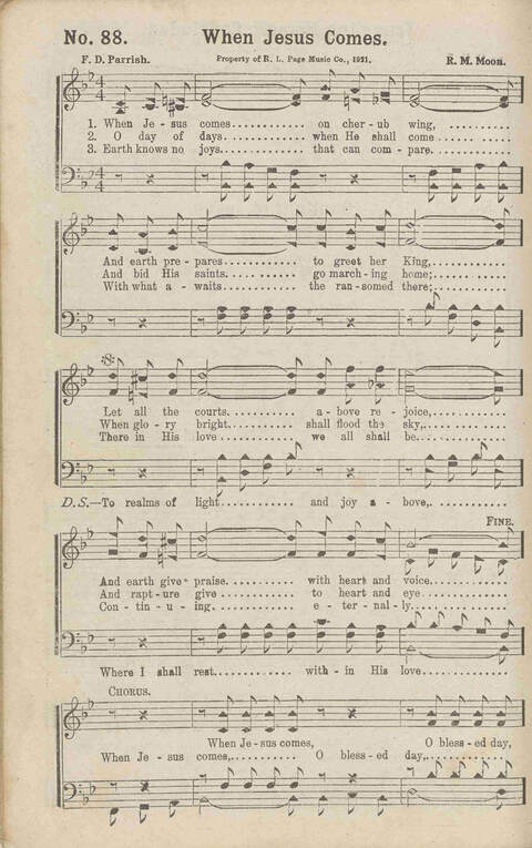The Gospel in Song No. 2: the church, Sunday-school, the revival, young people