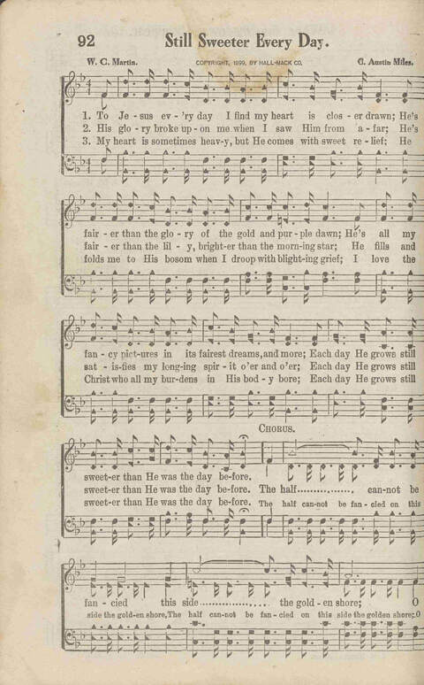 The Gospel in Song No. 2: the church, Sunday-school, the revival, young people
